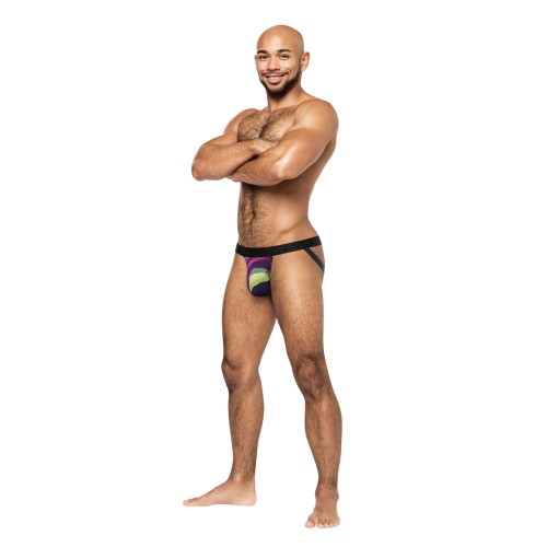 Galactic Strappy Ring Jock - Multi Color L/XL