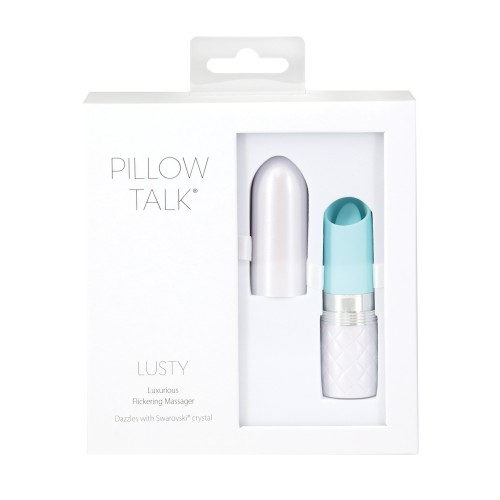 Pillow Talk Lusty - Estimulador Clitoriano Verde Azulado