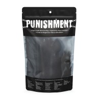 Punishment Fox Tail Silicone Plug - Black