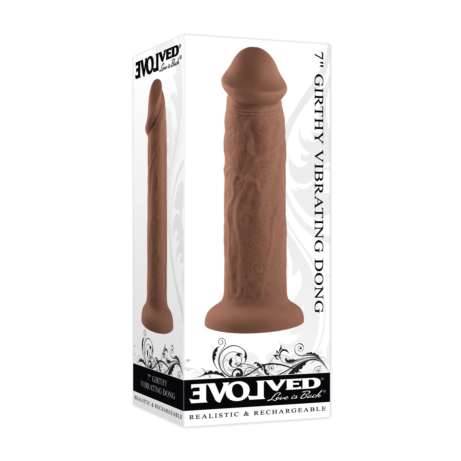 Evolved 7" Girthy Vibrating Dong for Pleasure