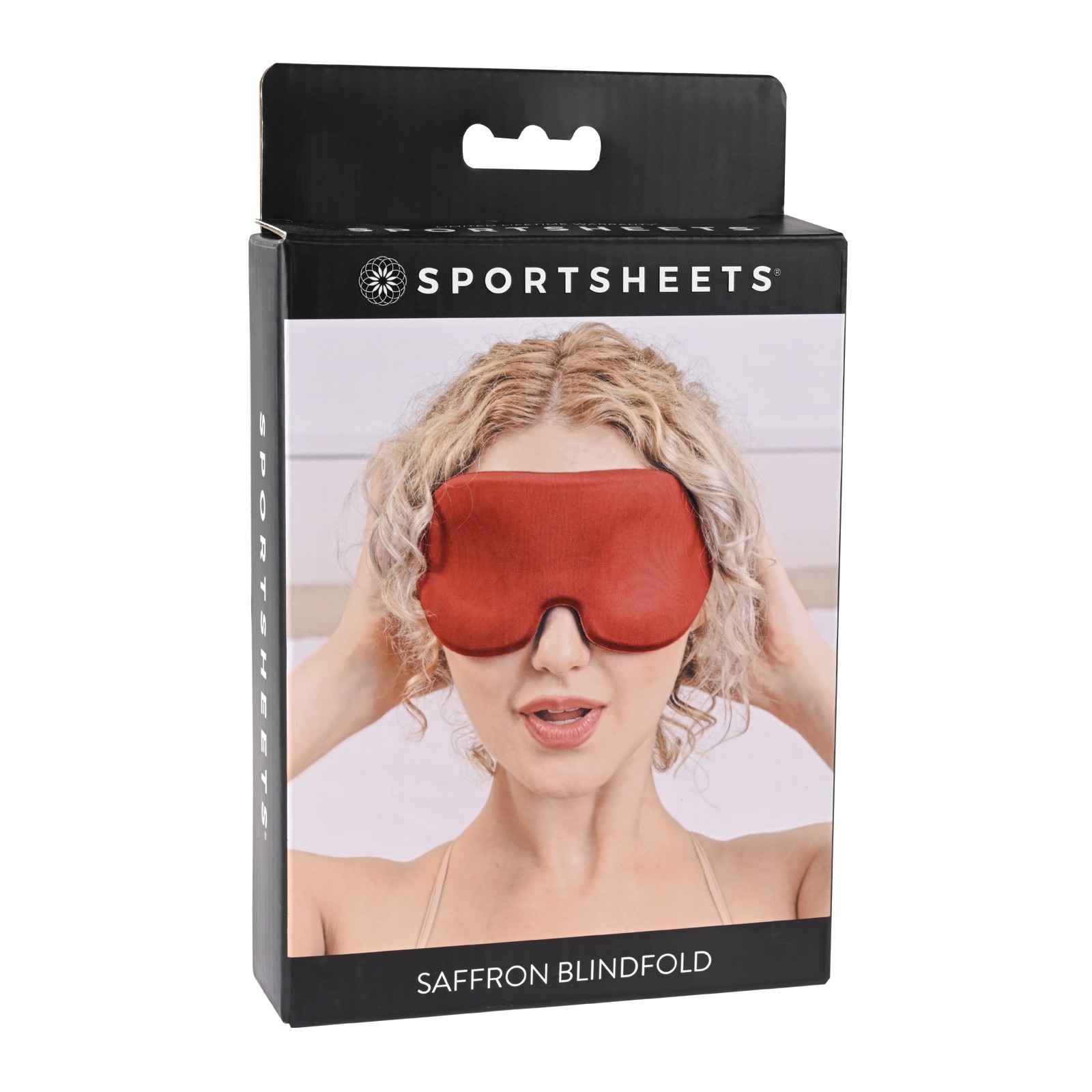 Saffron Blindfold for Enhanced Intimacy