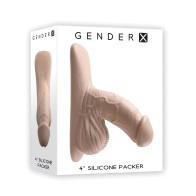 Gender X 4" Silicone Packer - Realistic and Versatile