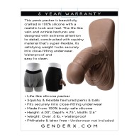 Gender X 4" Silicone Packer - Dark