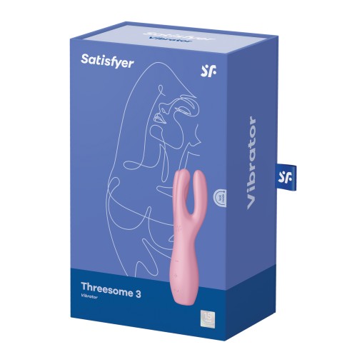 Satisfyer Threesome 3 Rosa - Vibrador Innovador