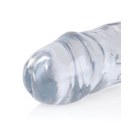 Shots RealRock Crystal Clear 13" Double Dildo - Transparent