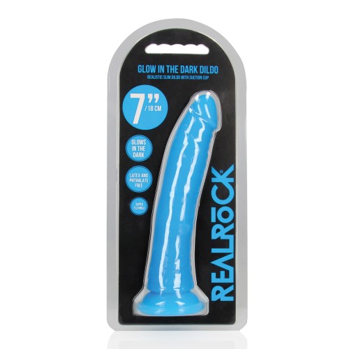 Dildo Glow in the Dark RealRock para Placer