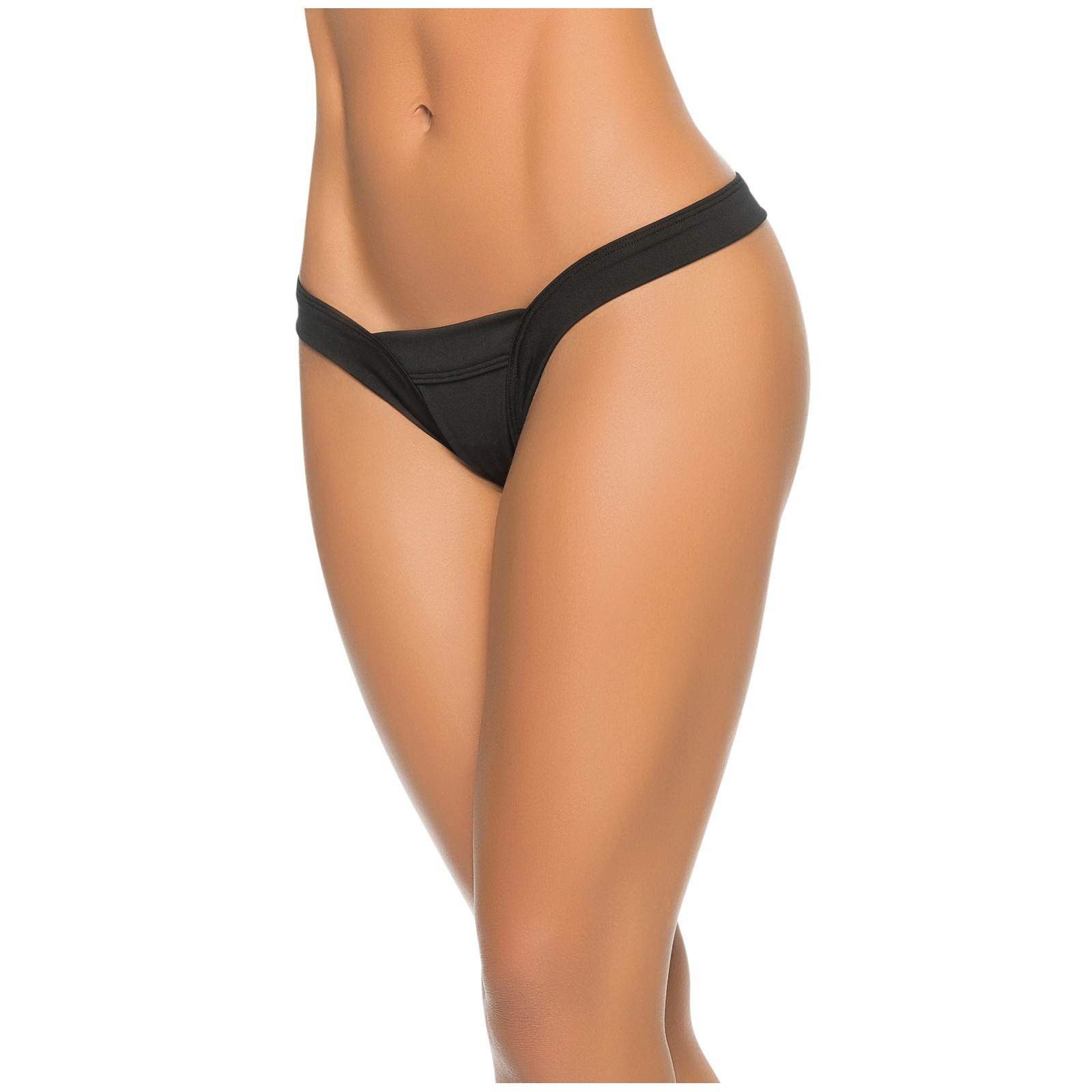 Tanga V Strap Negro M L