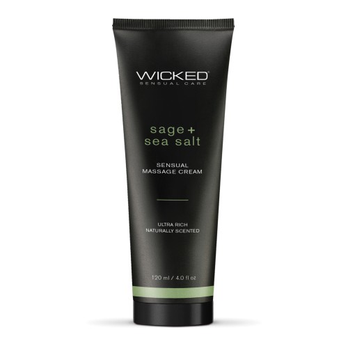 Crema de Masaje Wicked Sensual Care Salvia Sal del Mar