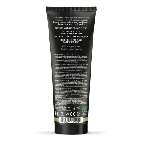 Wicked Sensual Care Massage Cream Sage Sea Salt