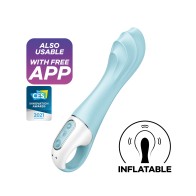 Satisfyer Air Pump Vibrator 5 Plus Blue