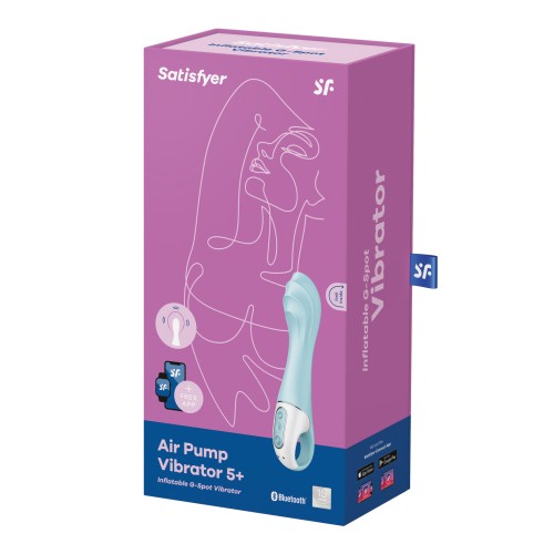 Satisfyer Air Pump Vibrator 5 Plus Blue