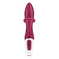 Vibrador Rabbit Satisfyer Embrace Me Berenjena