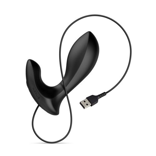 Nexus Duo Vibrating Butt Plug Black - Remote Control