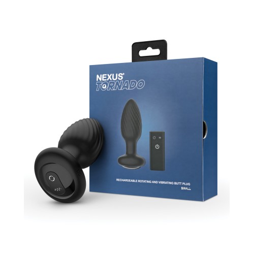 Plug Anal Rotativo Vibrante Nexus Tornado Negro