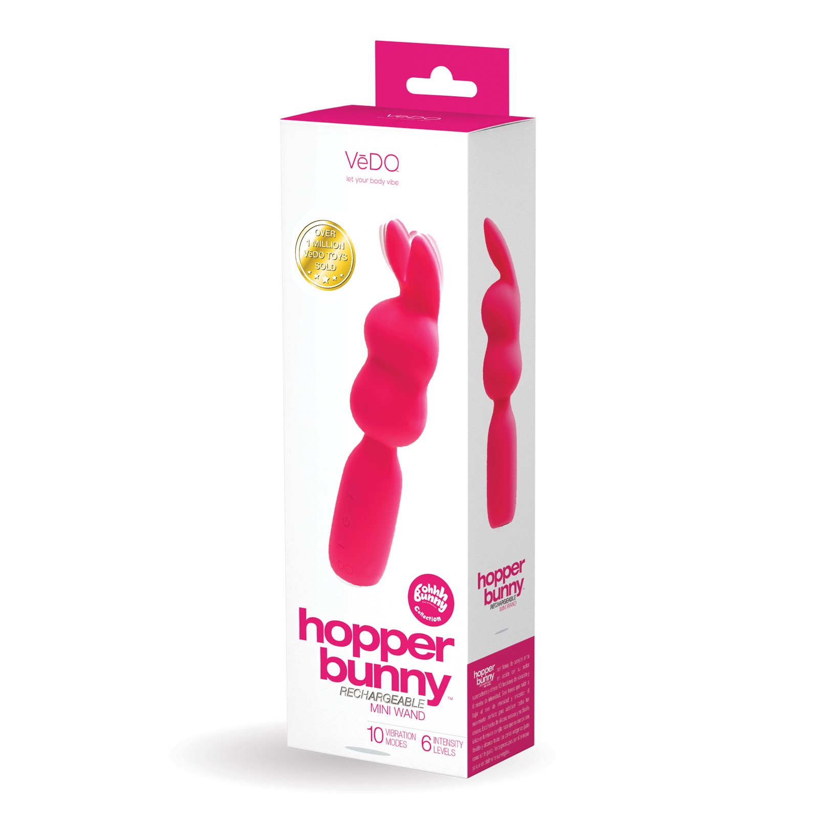 VeDO Hopper Mini Wand Rechargeable Pink