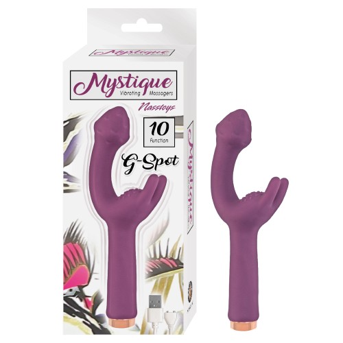 Mystique G Spot Vibrating Massager Eggplant