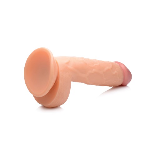 Dildo Pop Peckers de 8.25 pulgadas con Testículos Light