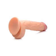 Pop Peckers 8.25 Inch Dildo with Balls Light