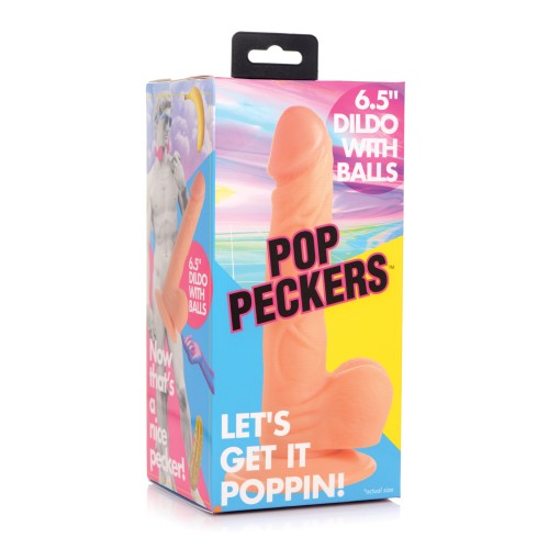 Pop Peckers Dildo 6.5" Light