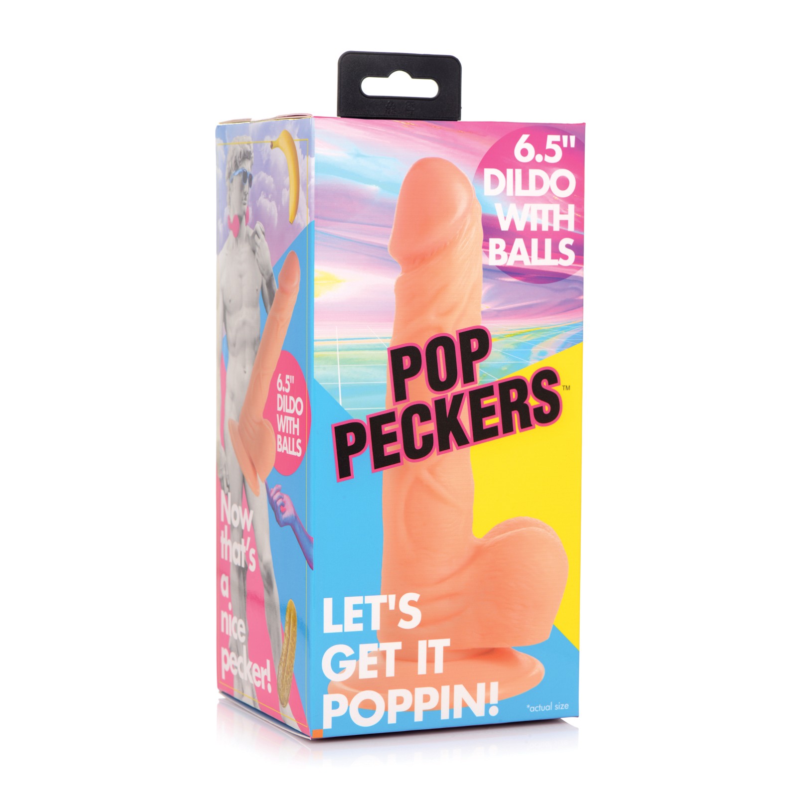 Dildo Pop Peckers 6.5" Claro