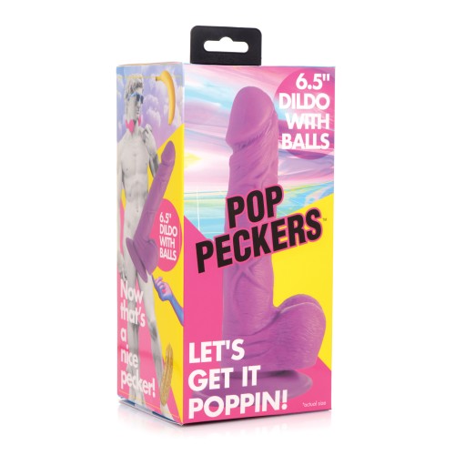 Pop Peckers 6.5" Dildo for Explosive Fun