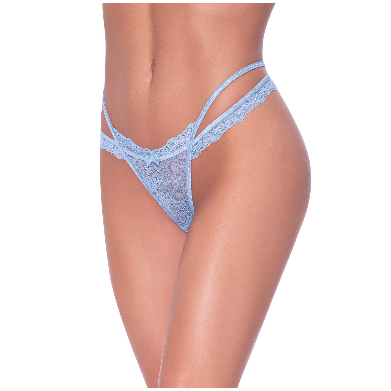 Ooh La Lace Cross Strap Tanga Panty - Seductive Lingerie