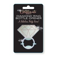 Elegant Glitterati Diamond Ring Bottle Opener