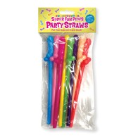 Super Fun Multicolor Penis Party Straws - Celebrate with Style