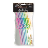 Fun Glitterati Penis Straws for Parties