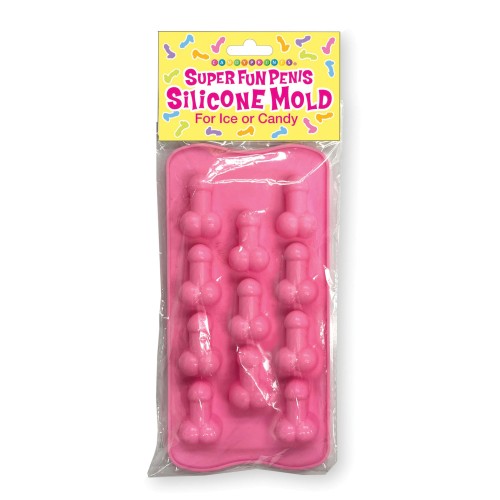 Molde de Silicona Super Divertido de Pene para Delicias Creativas