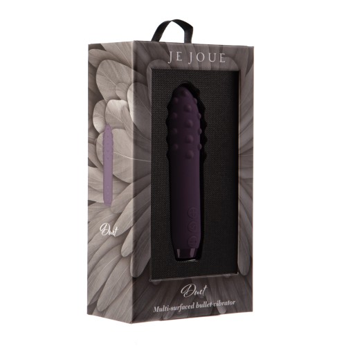 Je Joue Duet Bullet Vibrator - Multi-Sensory Pleasure