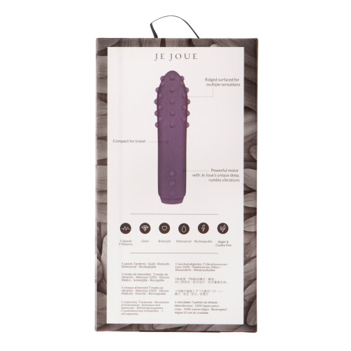 Je Joue Duet Bullet Vibrator - Multi-Sensory Pleasure