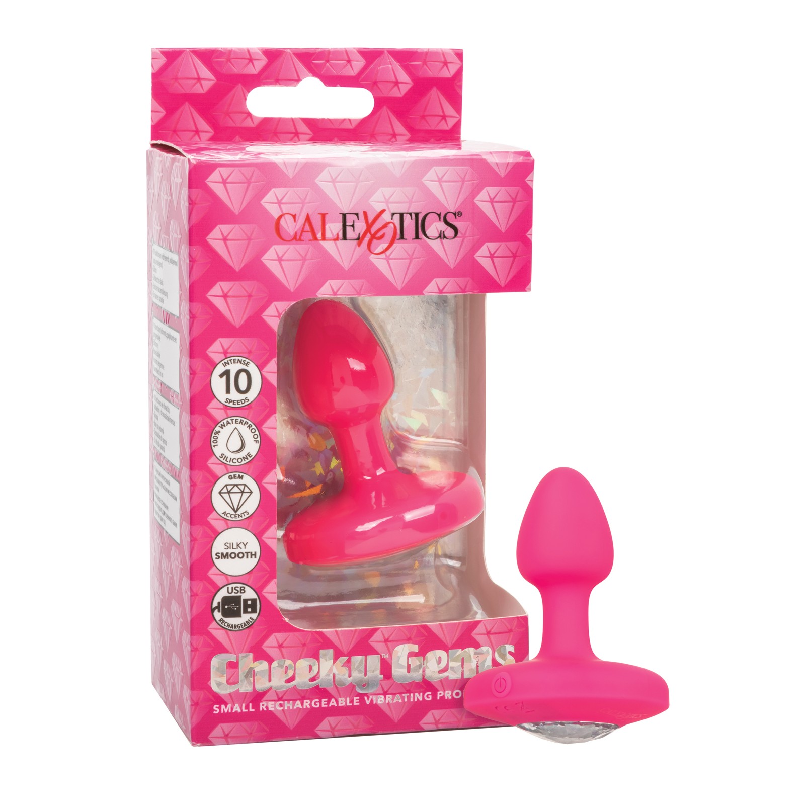 Cheeky Gems Small Rechargeable Vibrating Probe for Beginners