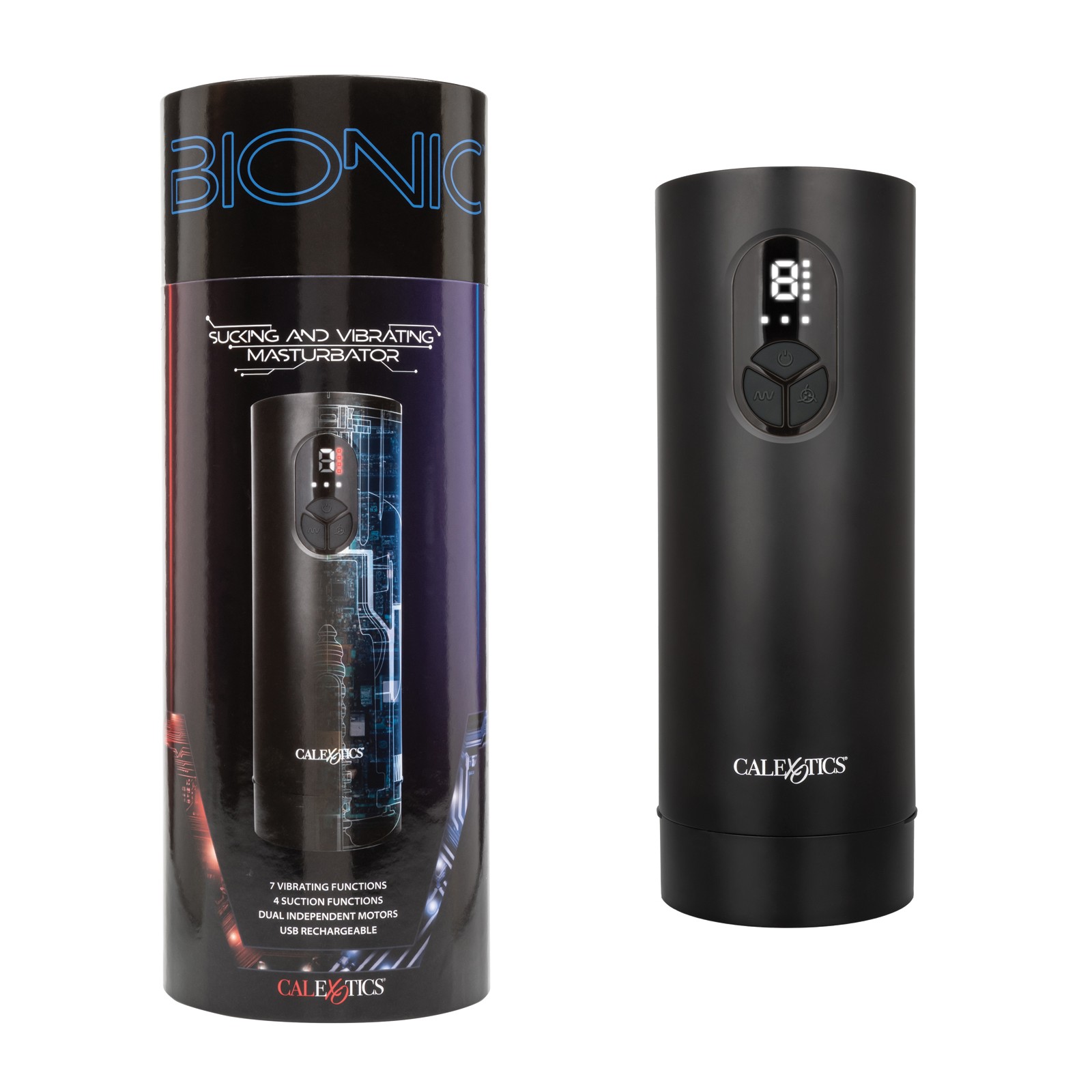 Masturbador Bionic Succionador y Vibrante para Placer Intenso