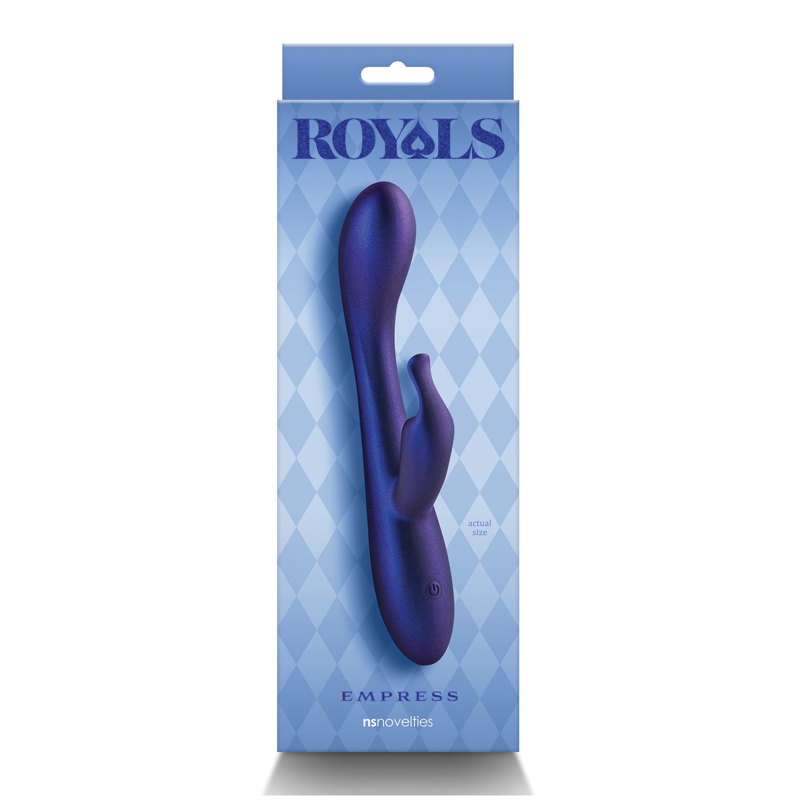 Vibrador Royals Empress Azul Metálico