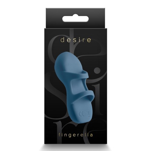 Desire Fingerella Massager - Navy