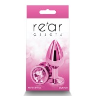 Rear Assets Medium Anal Toy in Pink