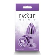 Rear Assets Medium Anal Toy Purple