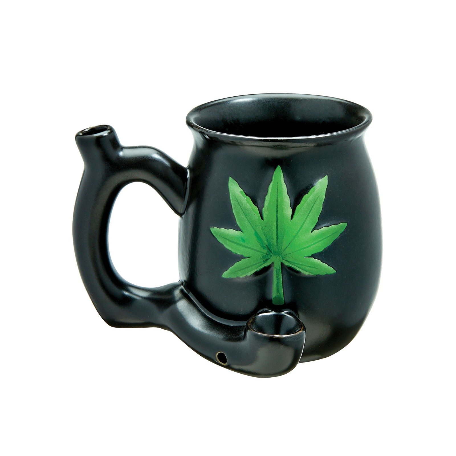 Small Deluxe Mug Green Leaf