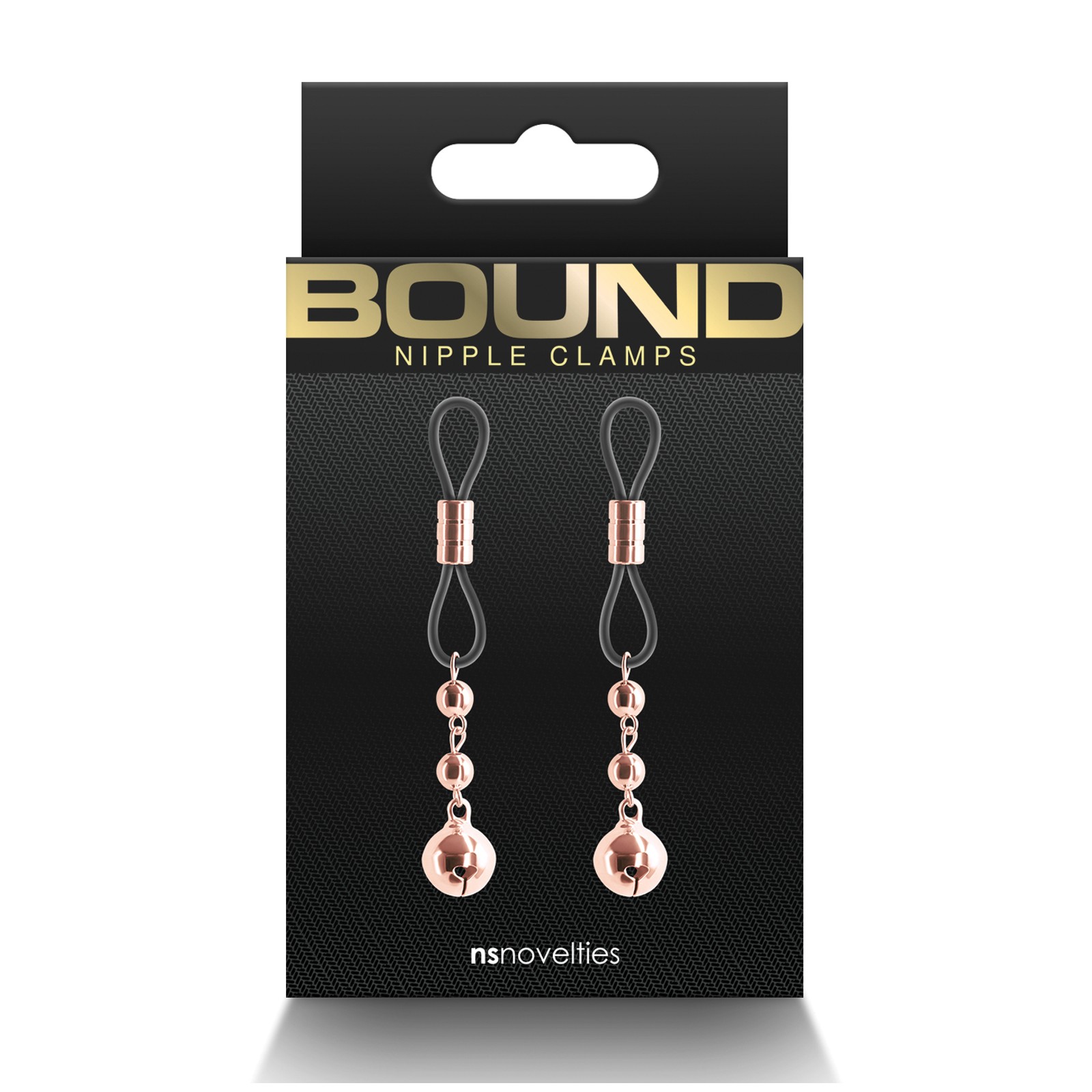 Bound D1 Rose Gold Nipple Clamps - Sensual Pleasure