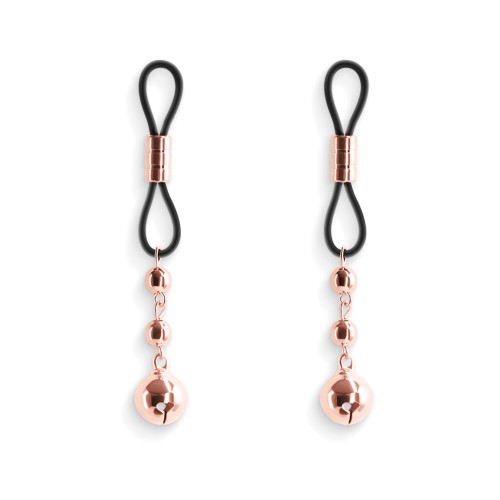 Bound D1 Rose Gold Nipple Clamps - Sensual Pleasure