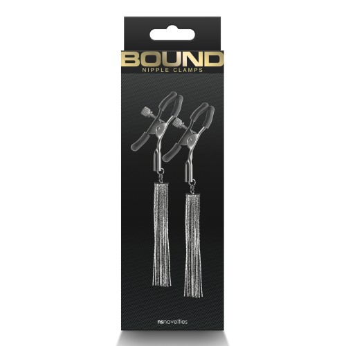 Bound D2 Nipple Clamps for Erotic Sensation