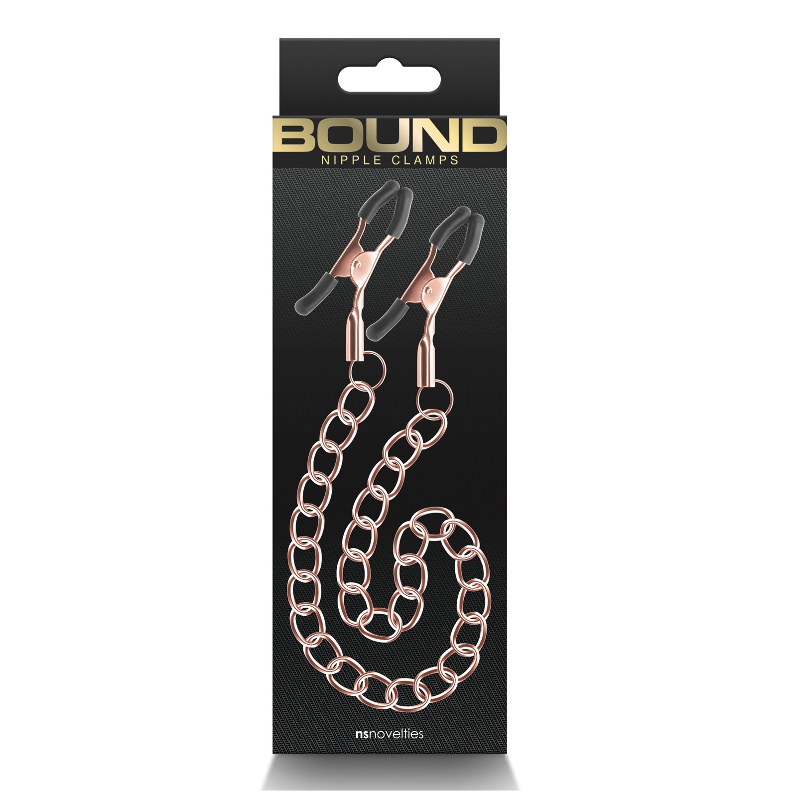 Pinzas para Pezones Ajustables Bound en Oro Rosa