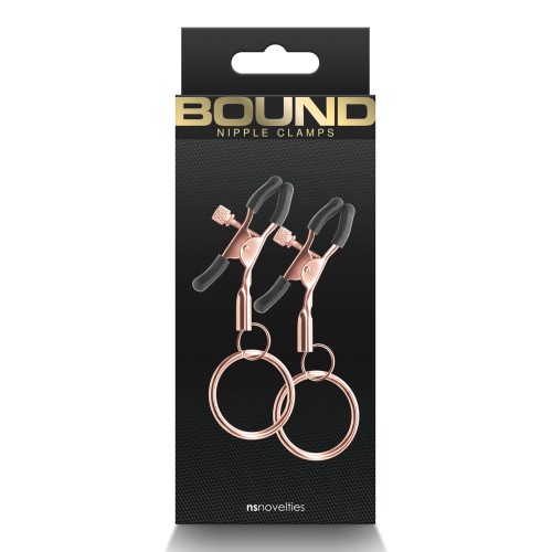 Pinzas para Pezones Bound C2 Oro Rosa