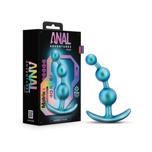 Blush Anal Adventures Matrix Gamma Plug Teal