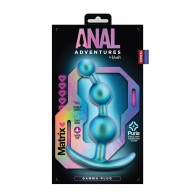 Plug Anal Blush Adventures Matrix Gamma Verde Azulado