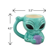 Fashioncraft Alien Novelty Mug - Fun Party Accessory