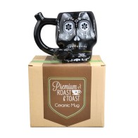 Fashioncraft Black Skull Mug