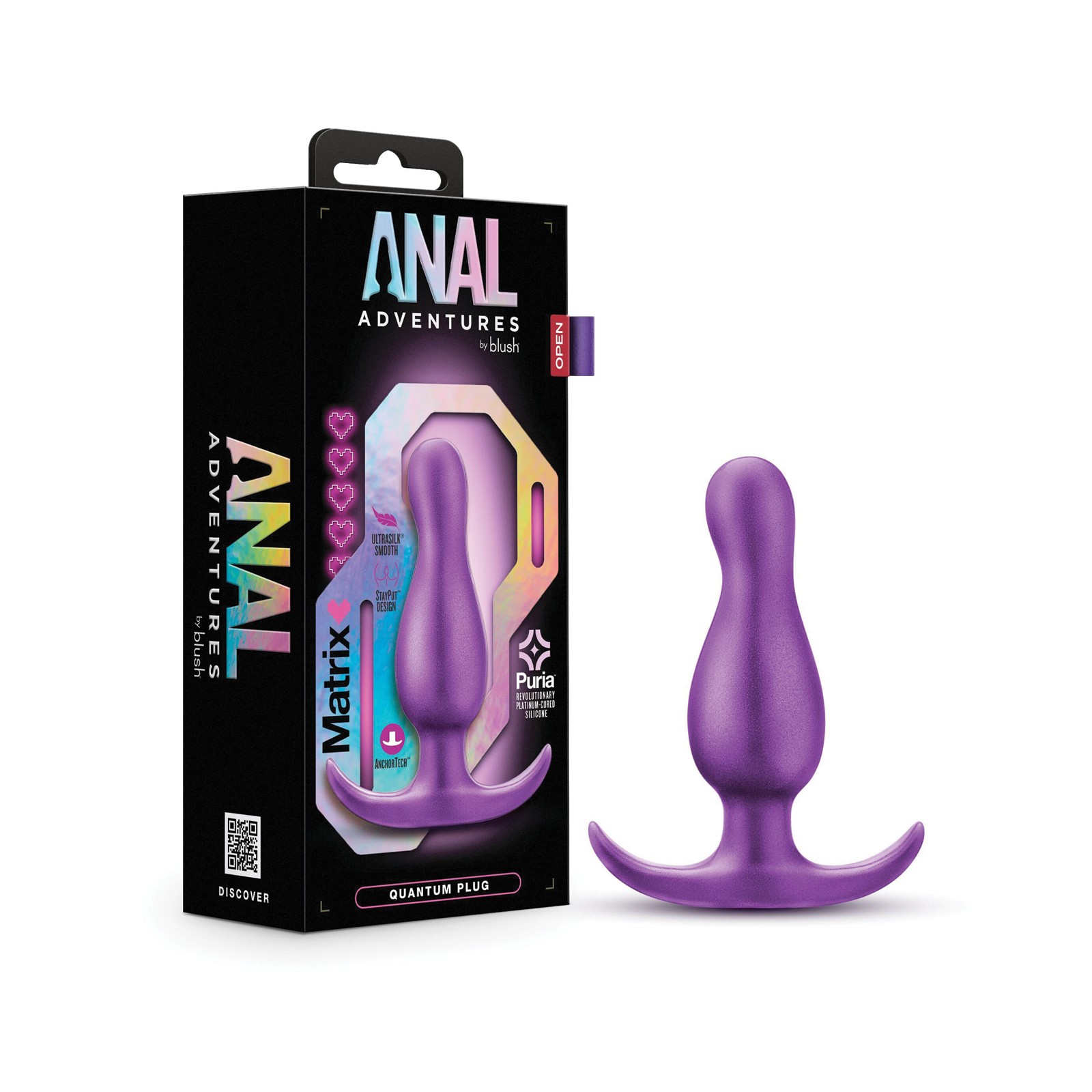 Blush Anal Adventures Plug Quantum Púrpura