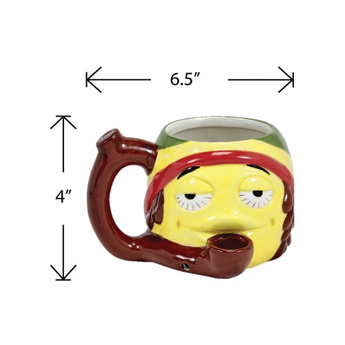 Taza Novelty Emoji Rasta Regalo Divertido y Único